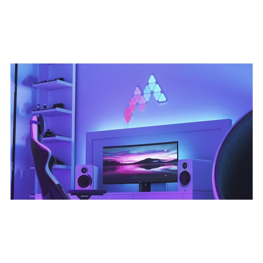 Nanoleaf - Rozšiřovací SADA 10x LED RGB Stmívatelný panel TRIANGLES LED/0,5W/230V Wi-Fi