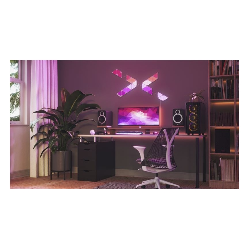 Nanoleaf - Rozšiřovací SADA 10x LED RGB Stmívatelný panel TRIANGLES LED/0,5W/230V Wi-Fi