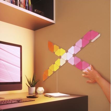 Nanoleaf - Rozšiřovací SADA 10x LED RGB Stmívatelný panel TRIANGLES LED/0,5W/230V Wi-Fi