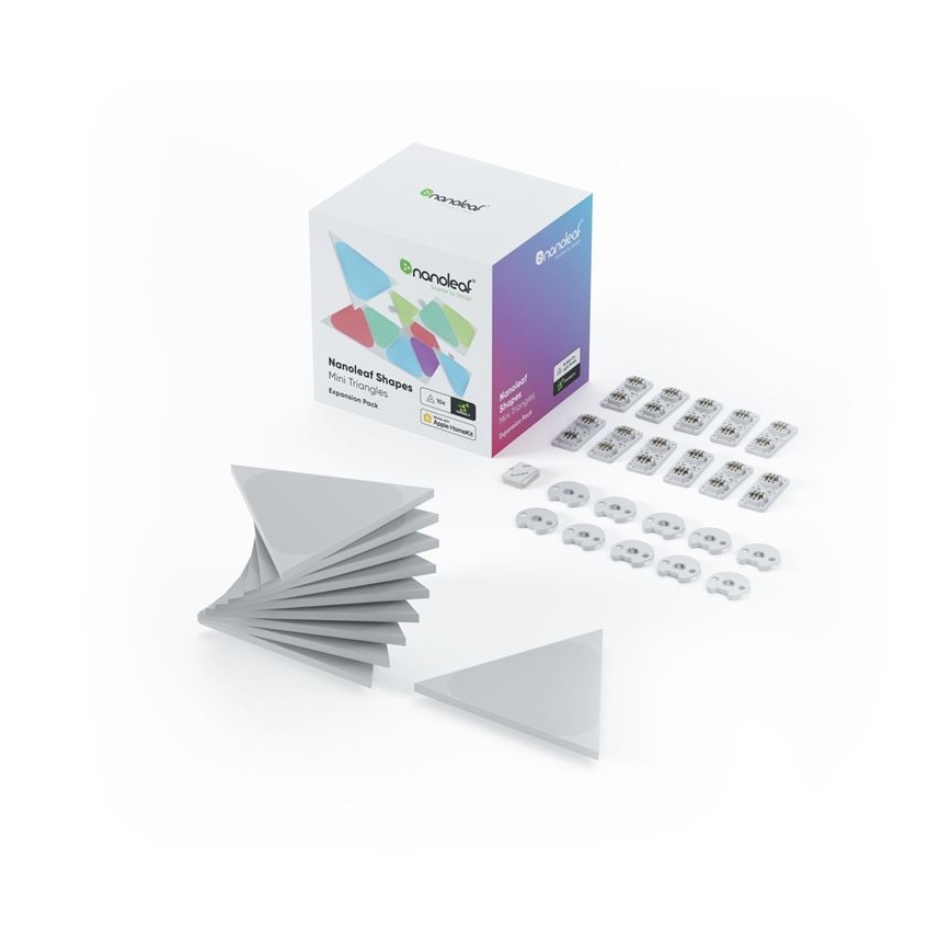 Nanoleaf - Rozšiřovací SADA 10x LED RGB Stmívatelný panel TRIANGLES LED/0,5W/230V Wi-Fi
