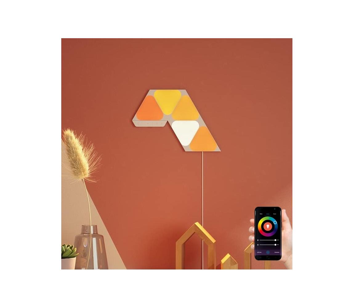 Nanoleaf Nanoleaf NL48-5002TW-5PK - SADA 5x LED RGB Stmívatelný panel TRIANGLES LED/0,5W NL0026