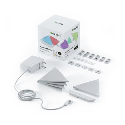 Nanoleaf - SADA 5x LED RGB Stmívatelný panel TRIANGLES LED/0,5W/230V 1200-6500K Wi-Fi