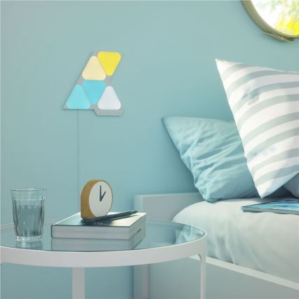 Nanoleaf - SADA 5x LED RGB Stmívatelný panel TRIANGLES LED/0,5W/230V 1200-6500K Wi-Fi