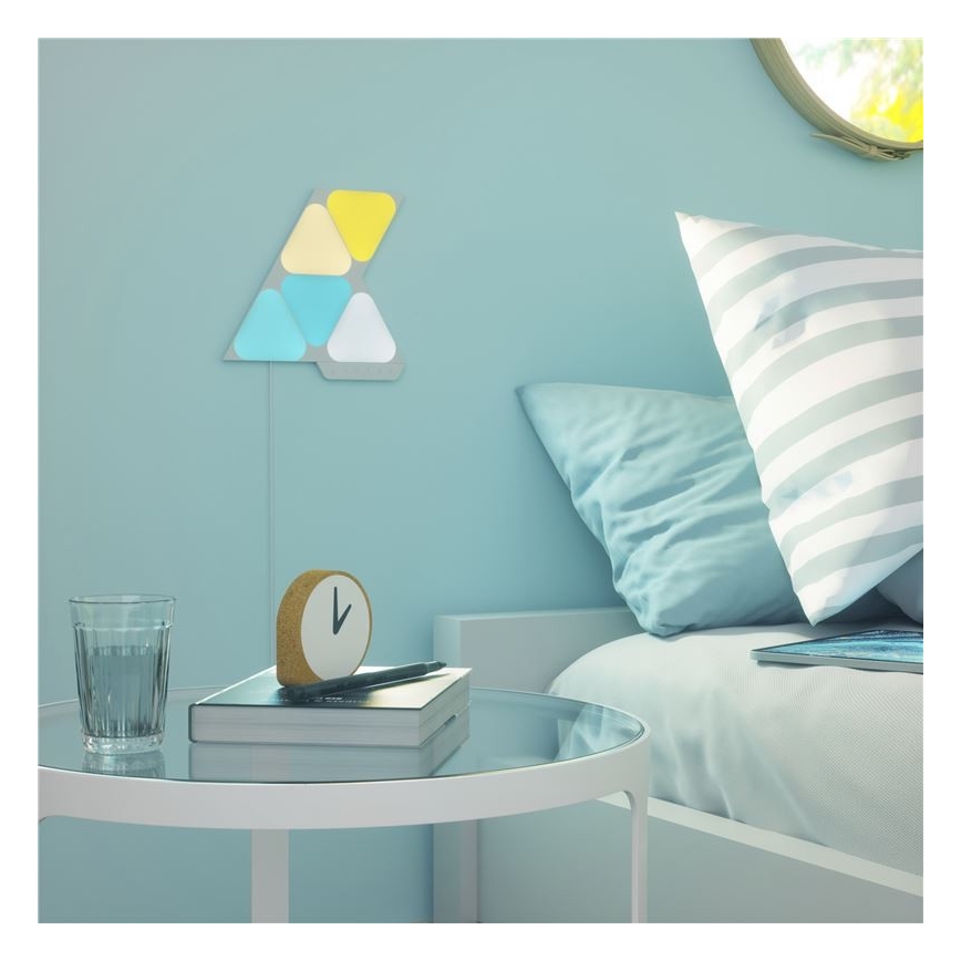 Nanoleaf - SADA 5x LED RGB Stmívatelný panel TRIANGLES LED/0,5W/230V 1200-6500K Wi-Fi