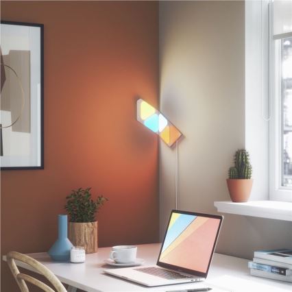 Nanoleaf - SADA 5x LED RGB Stmívatelný panel TRIANGLES LED/0,5W/230V 1200-6500K Wi-Fi