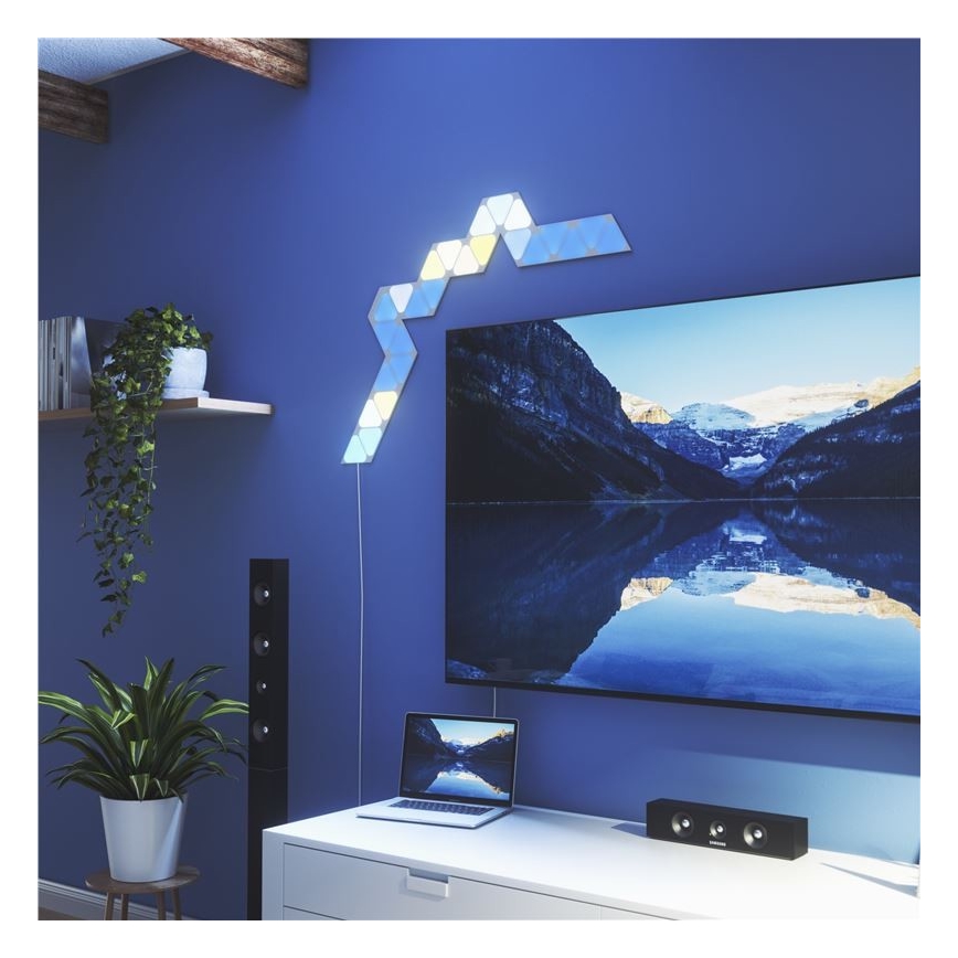 Nanoleaf - SADA 5x LED RGB Stmívatelný panel TRIANGLES LED/0,5W/230V 1200-6500K Wi-Fi