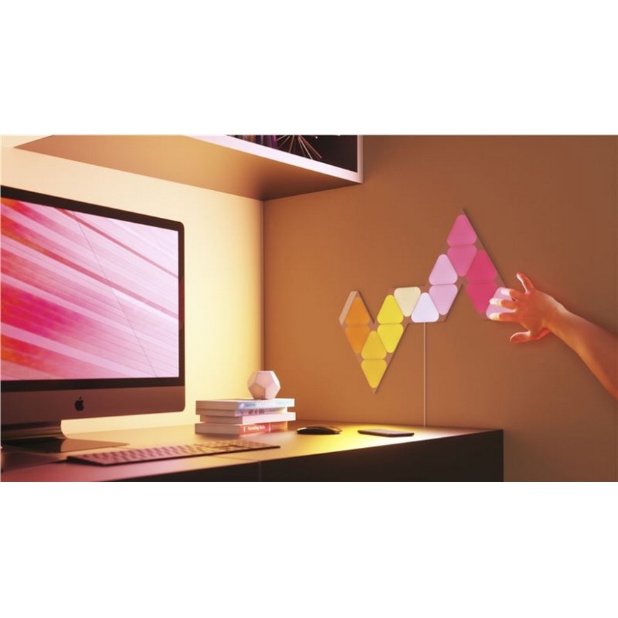 Nanoleaf - SADA 5x LED RGB Stmívatelný panel TRIANGLES LED/0,5W/230V 1200-6500K Wi-Fi