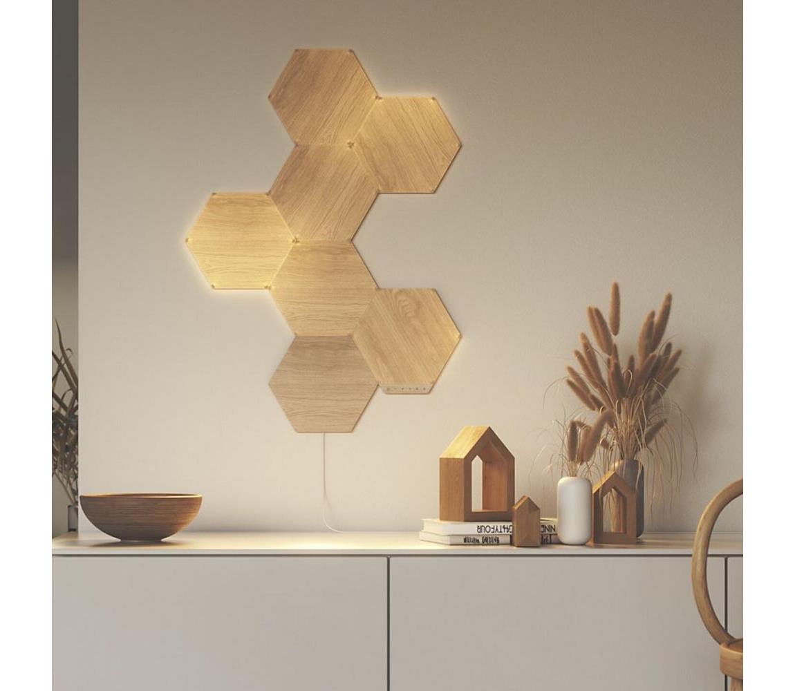 Nanoleaf Nanoleaf NL52-K-7002HB-7PK - SADA 7x LED Stmívatelný panel HEXAGONS LED/2W/230V NL0031