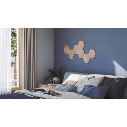 Nanoleaf - SADA 7x LED Stmívatelný panel HEXAGONS LED/2W/230V Wi-Fi
