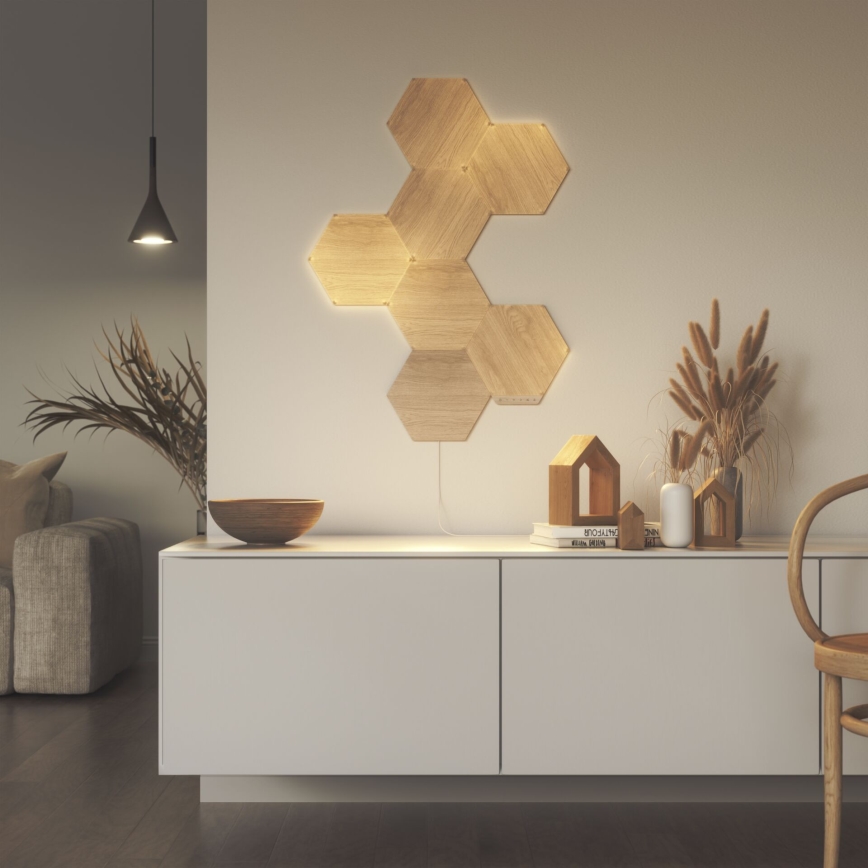 Nanoleaf - SADA 7x LED Stmívatelný panel HEXAGONS LED/2W/230V Wi-Fi