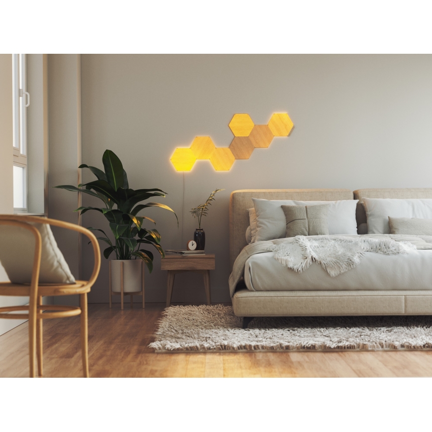 Nanoleaf - SADA 7x LED Stmívatelný panel HEXAGONS LED/2W/230V Wi-Fi