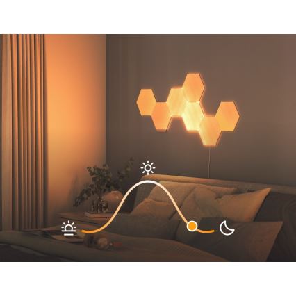 Nanoleaf - SADA 7x LED Stmívatelný panel HEXAGONS LED/2W/230V Wi-Fi