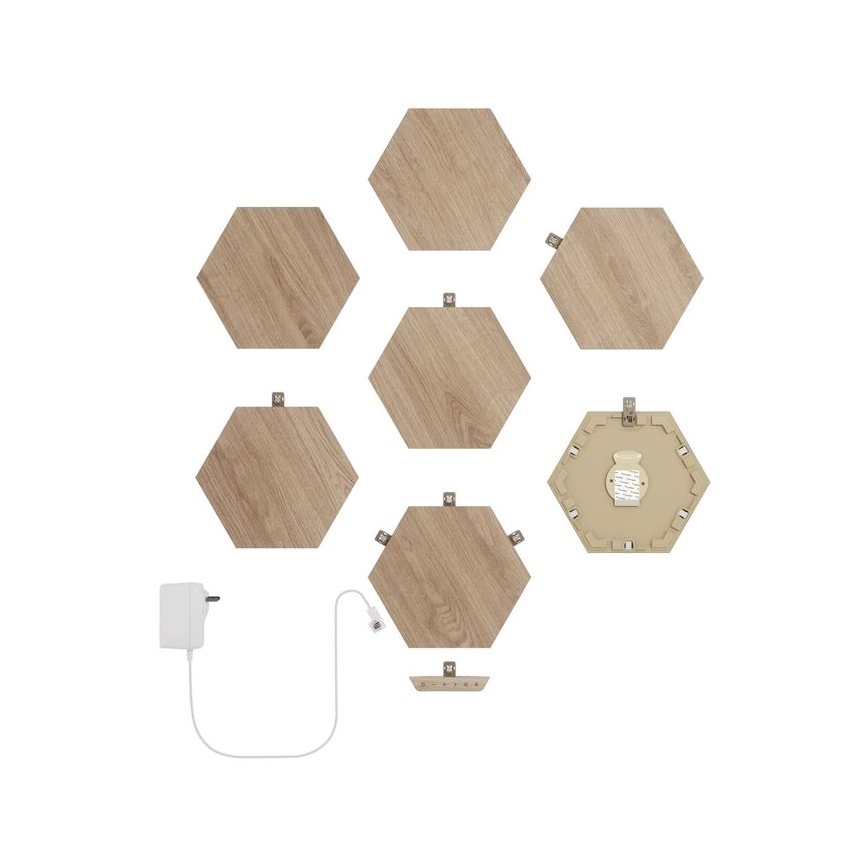 Nanoleaf - SADA 7x LED Stmívatelný panel HEXAGONS LED/2W/230V Wi-Fi