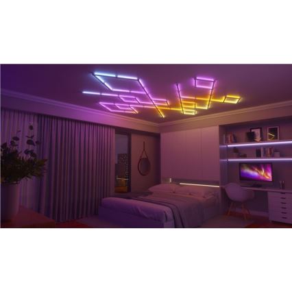 Nanoleaf - Rozšiřovací sada 3x LED RGBW Stmívatelná lišta LINES LED/2W/230V 1200-6000K Wi-Fi