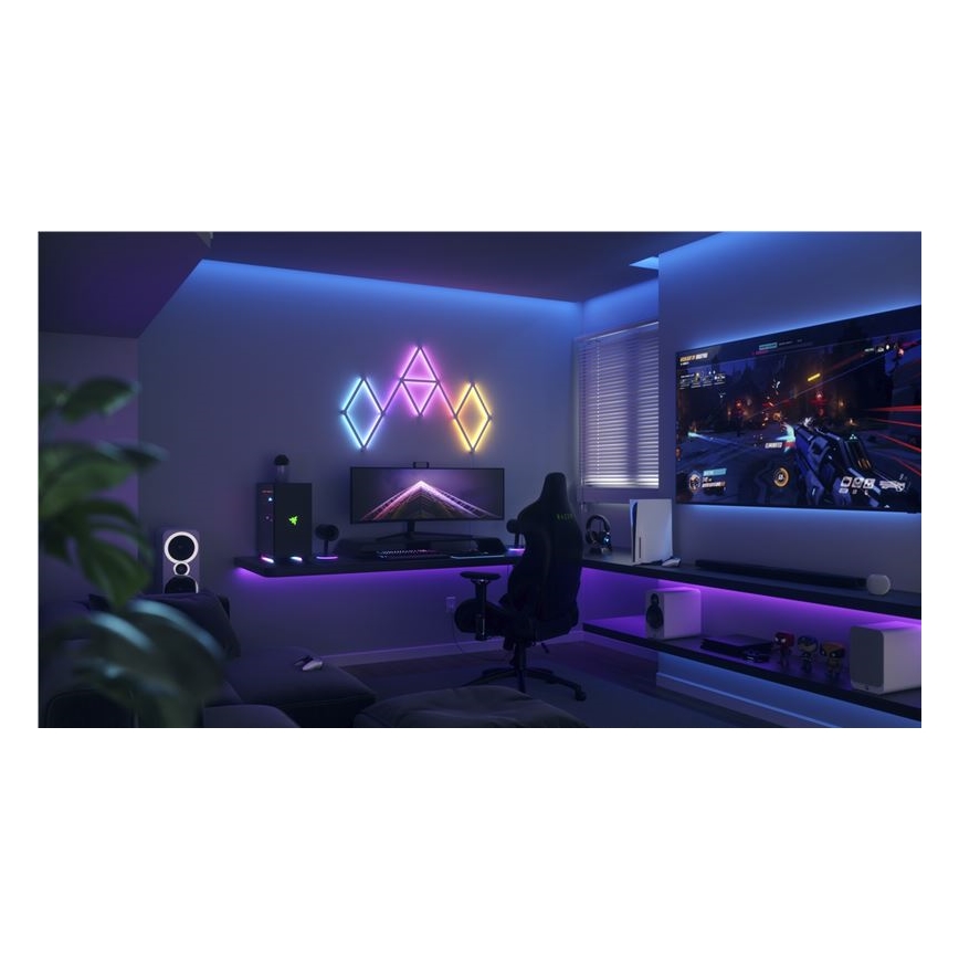 Nanoleaf - Rozšiřovací sada 3x LED RGBW Stmívatelná lišta LINES LED/2W/230V 1200-6000K Wi-Fi