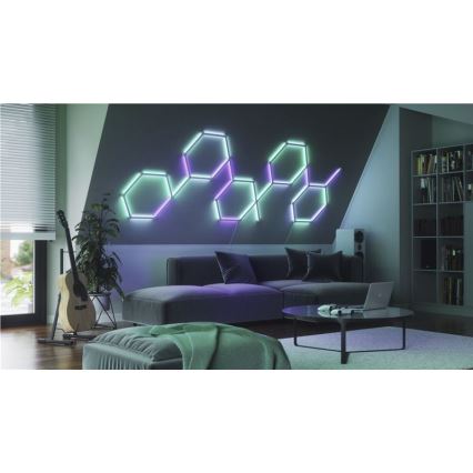 Nanoleaf - SADA 9x LED RGBW Stmívatelná lišta LINES LED/2W/230V 1200-6000K Wi-Fi
