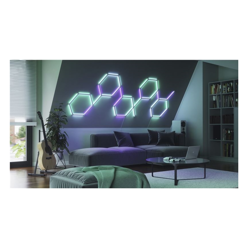 Nanoleaf - SADA 9x LED RGBW Stmívatelná lišta LINES LED/2W/230V 1200-6000K Wi-Fi