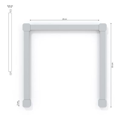 Nanoleaf - Rozšiřovací SADA 3x LED RGBW Stmívatelná lišta LINES LED/2W/230V 1200-6000K Wi-Fi