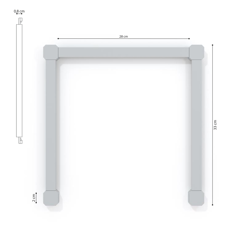 Nanoleaf - Rozšiřovací SADA 3x LED RGBW Stmívatelná lišta LINES LED/2W/230V 1200-6000K Wi-Fi