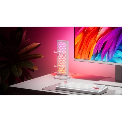 Nanoleaf - LED RGBIC Stmívatelná nabíjecí stolní stanice 3v1 5V 2700-6500K černá