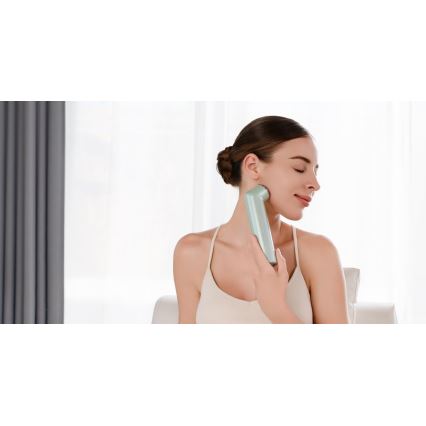 Nanoleaf - LED Ultrazvukový přístroj na omlazení pleti 6v1 5W/2500 mAh mintová