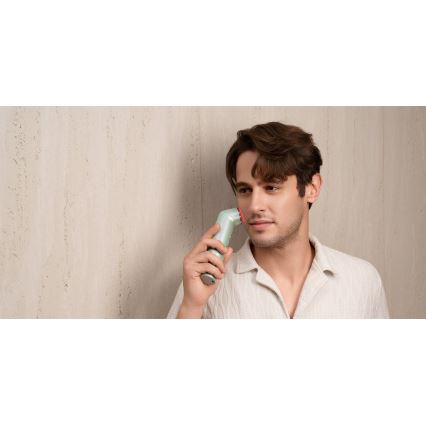 Nanoleaf - LED Ultrazvukový přístroj na omlazení pleti 6v1 5W/2500 mAh mintová