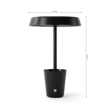 Nanoleaf - LED RGBW Stmívatelná stolní lampa IQ UMBRA CUP LED/6W/5V 2700-6500K USB