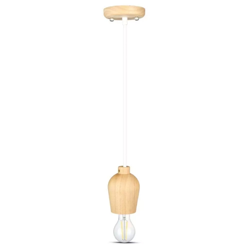 Napájecí kabel 1xE27/60W/230V bílá