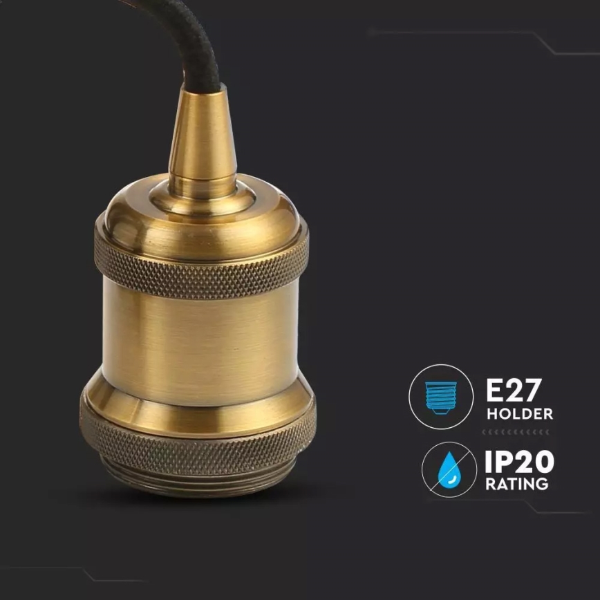 Napájecí kabel 1xE27/60W/230V