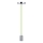 Napájecí kabel 1xE27/60W/230V zelená/lesklý chrom