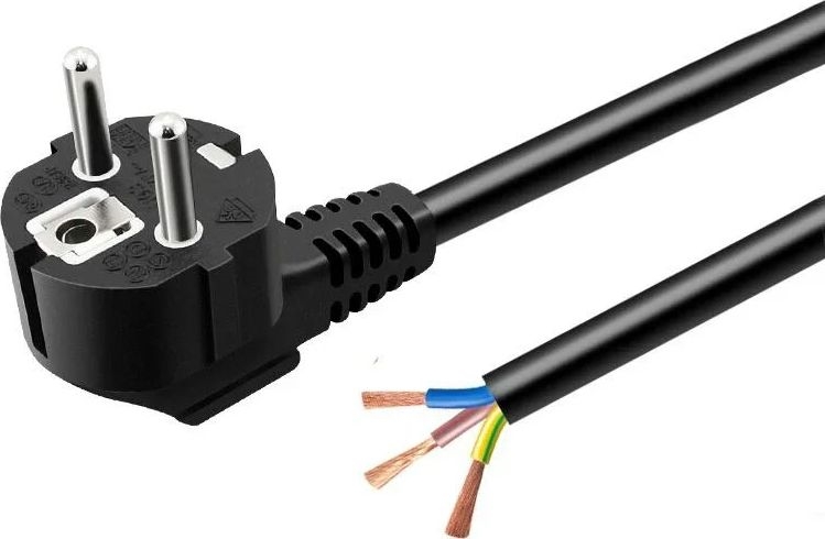 Napájecí kabel 3 m 230V černá