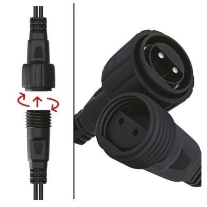 Napájecí zdroj pro vánoční spojovací osvětlení 12W/230V IP44