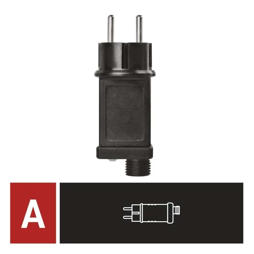 Napájecí zdroj pro vánoční spojovací osvětlení 12W/230V IP44