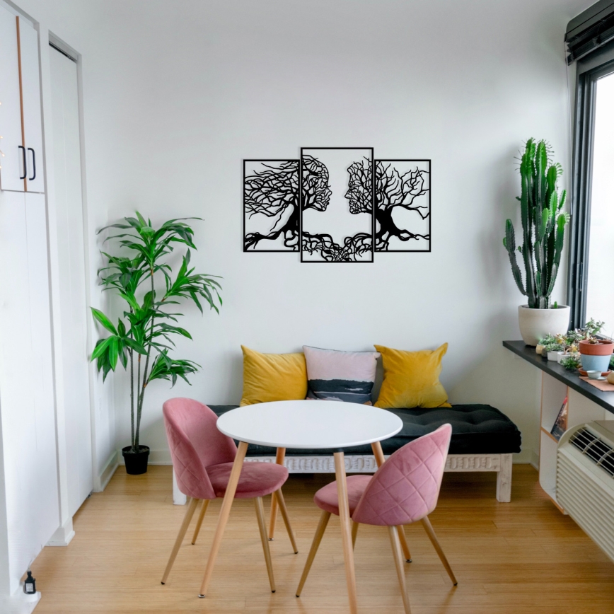 Nástěnná dekorace 116x71 cm strom života kov