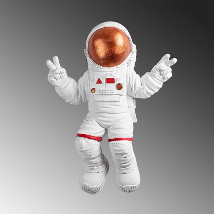 Nástěnná dekorace 47x35 cm astronaut měděná