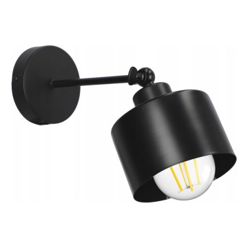 Nástěnná lampa 1xE27/20W/230V černá