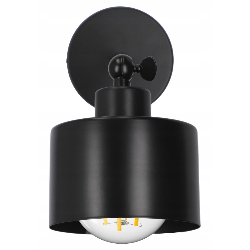 Nástěnná lampa 1xE27/20W/230V černá