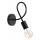 Nástěnná lampa 1xE27/20W/230V černá