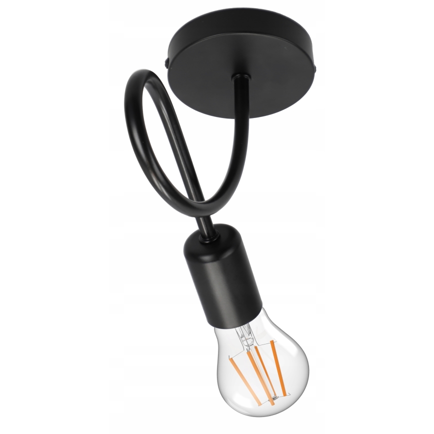 Nástěnná lampa 1xE27/20W/230V černá