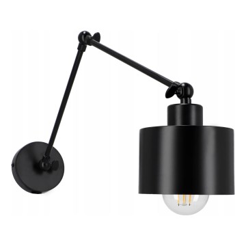 Nástěnná lampa 1xE27/20W/230V černá