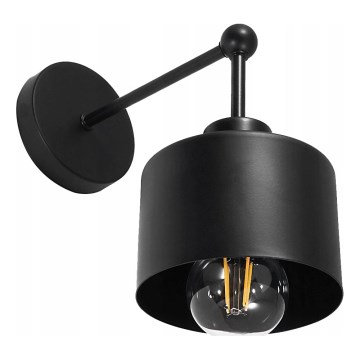 Nástěnná lampa 1xE27/20W/230V černá
