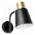 Nástěnná lampa 1xE27/20W/230V černá/zlatá