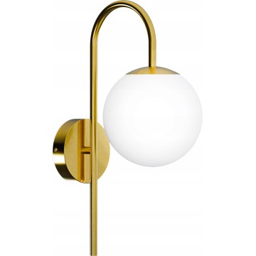 Nástěnná lampa 1xE27/40W/230V zlatá/bílá