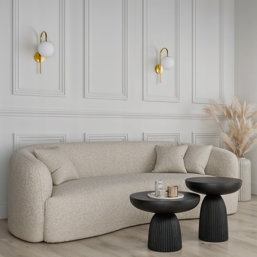 Nástěnná lampa 1xE27/40W/230V zlatá/bílá