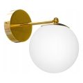 Nástěnná lampa 1xG9/40W/230V zlatá/bílá
