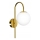 Nástěnná lampa 1xG9/40W/230V zlatá/bílá