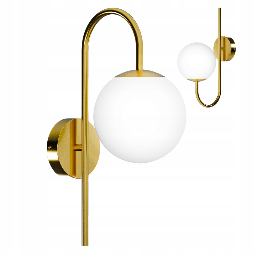 Nástěnná lampa 1xG9/40W/230V zlatá/bílá