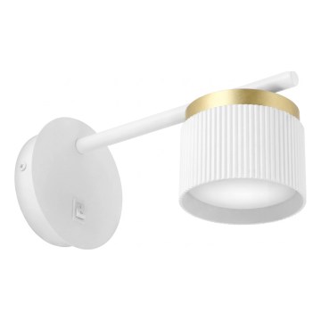 Nástěnná lampa 1xGX53/35W/230V bílá/zlatá
