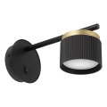 Nástěnná lampa 1xGX53/35W/230V černá/zlatá
