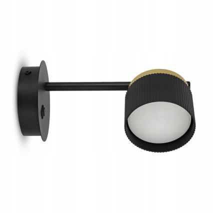 Nástěnná lampa 1xGX53/35W/230V černá/zlatá
